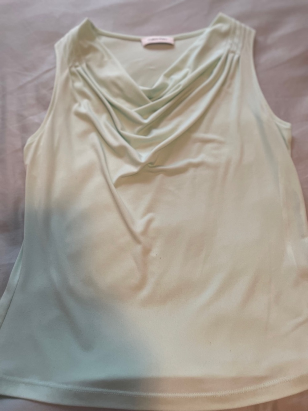 Calvin Klein Sleeveless Tank in Pale Mint